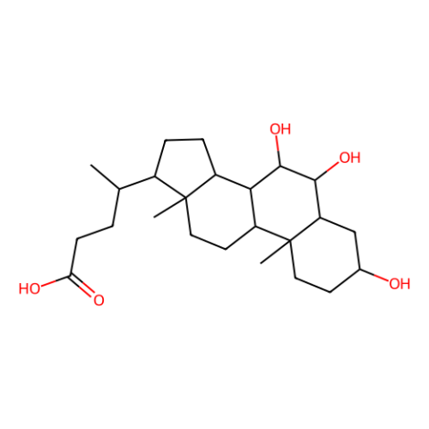 5β-氯酸-3α，6β，7α-三醇,5β-Cholanic acid-3α,6β,7α-triol