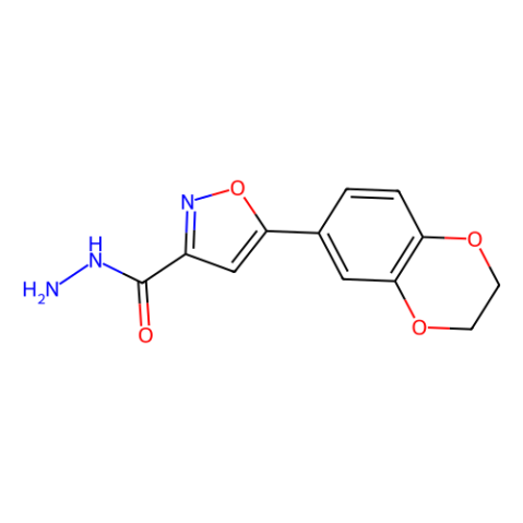 5-(2,3-二氫苯[B][1,4]二氧-7-)異噁唑-3-酰肼,5-(2,3-dihydro-1,4-benzodioxin-6-yl)-3-isoxazolecarbohydrazide