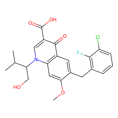 Elvitegravir(GS-9137,JTK-303),喹诺酮类HIV整合酶抑制剂,Elvitegravir (GS-9137, JTK-303)