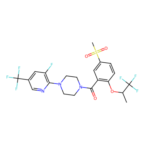 Bitopertin,非競爭性抑制劑,Bitopertin