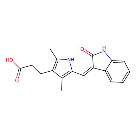 TSU-68（SU6668，Orantinib）,PDGFR抑制剂,TSU-68 (SU6668, Orantinib)