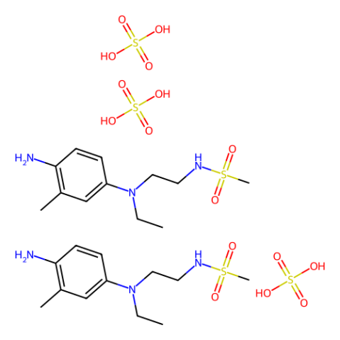 N?-乙基-N?-(2-甲基磺酰氨乙基)-2-甲基-1,4-苯二胺倍半硫酸盐 一水合物,N4-Ethyl-N4-(2-methanesulfonamidoethyl)-2-methyl-1,4-phenylenediamine Sesquisulfate Monohydrate
