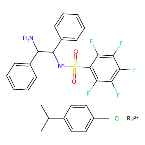 氯{[(1R,2R)-(-)-2 - 氨基- 1,2 -二苯基乙基](五氟苯磺酰)氨基}(对伞花烃)钌(II),RuCl[(R,R)-Fsdpen](p-cymene)