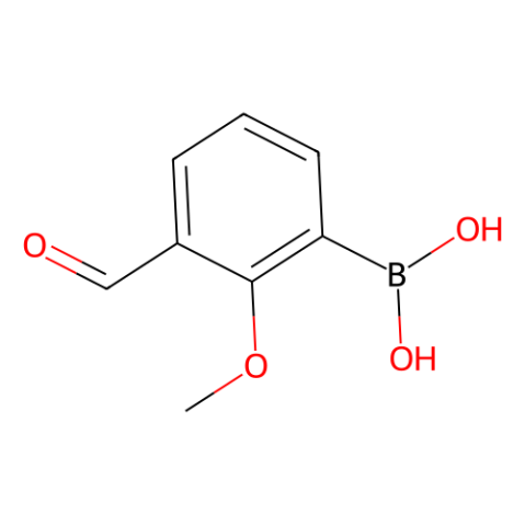 3-甲?；?2-甲氧基苯硼酸 (含不同量的酸酐),3-Formyl-2-methoxyphenylboronic Acid (contains varying amounts of Anhydride)