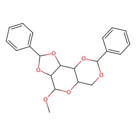 甲基-2,3:4,6-二-O-苯亚甲基-α-D-吡喃甘露糖苷,Methyl 2，3:4，6-Di-O-benzylidene-α-D-mannopryanoside