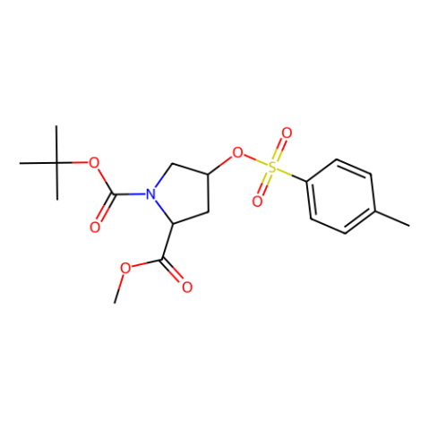 N-叔丁氧羰基-反-4-對甲苯磺酰氧基-L-脯氨酸甲酯,N-(tert-Butoxycarbonyl)-trans-4-(p-toluenesulfonyloxy)-L-proline Methyl Ester