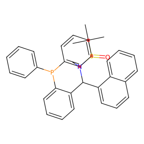 [S(R)]-N-[(R)-[2-(二苯基膦)苯基]-1-萘基甲基]-N-甲基-2-叔丁基亞磺酰胺,[S(R)]-N-[(R)-[2-(Diphenylphosphino)phenyl]-1-naphthalenylmethyl]-N,2-dimethyl-2-propanesulfinamide