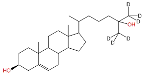 胆固醇-5-烯-3β,25-二醇-d6,cholest-5-ene-3β,25-diol-d6