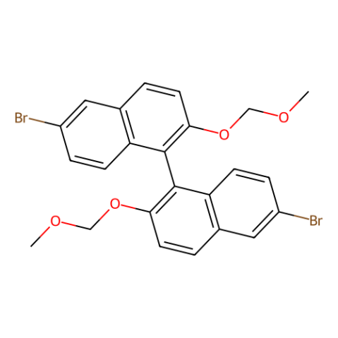 (S)-(-)-6,6′-二溴-2,2′-双(甲氧基甲氧基)-1,1′-联萘,(S)-(-)-6,6′-Dibromo-2,2′-bis(methoxymethoxy)-1,1′-binaphthalene