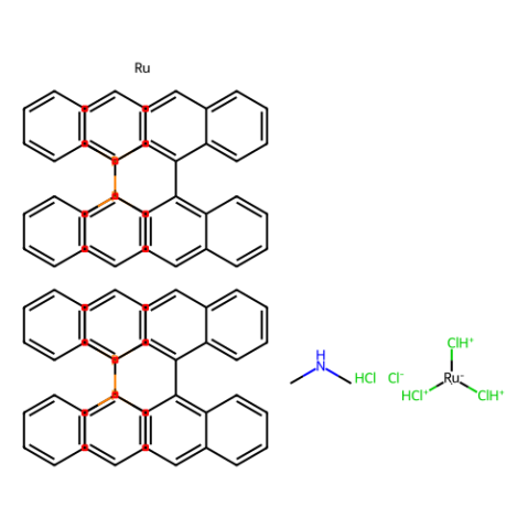 二甲基铵二氯三(μ-氯)双[(S)-(-)-2,2'-双(二苯基膦基)-1,1'-联萘基]二钌(II),Dimethylammonium Dichlorotri(μ-chloro)bis[(S)-(-)-2,2'-bis(diphenylphosphino)-1,1'-binaphthyl]diruthenate(II)