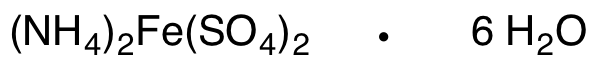 硫酸亞鐵銨，六水,Ammonium iron(Ⅱ) sulfate hexahydrate