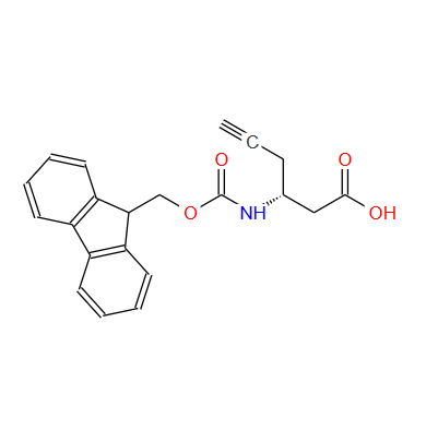 (3R)-3-[[(9H-芴-9-甲氧基)羰基]氨基]-5-己酸,FMOC-(R)-3-AMINO-5-HEXYNOIC ACID