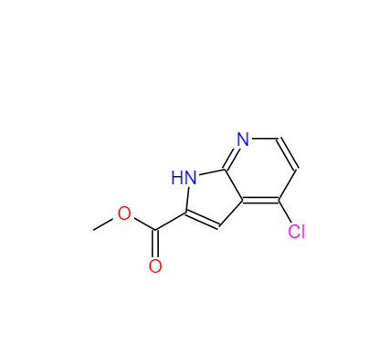 4-氯-7-氮雜吲哚-2-羧酸甲酯,Methyl 4-chloro-1H-pyrrolo[2,3-b]pyridine-2-carboxylate