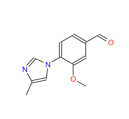 3-甲氧基-4-(4-甲基-1H-咪唑-1-基)苯甲醛,3-Methoxy-4-(4-methyl-1H-imidazol-1-yl)benzaldehyde