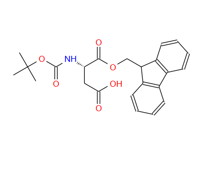 N-叔丁氧羰基-L-天冬氨酸 1-(9H-芴-9-基甲基)酯,BOC-ASP-OFM