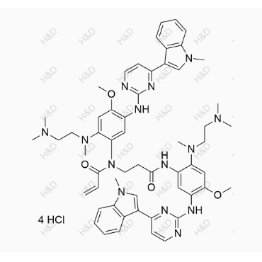 奥斯替尼杂质3(四盐酸盐),AZD9291 Osimertinib Impurity 3(Tetrahydrochloride)