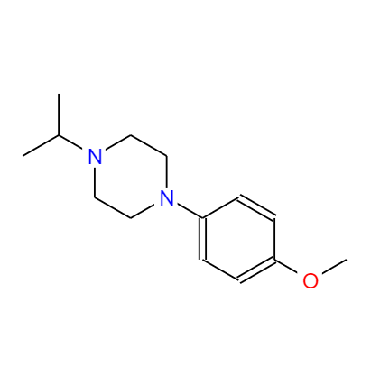 4-(4-甲氧基苯基)-1-(1-甲基乙基)哌嗪,4-(4-Methoxyphenyl)-1-(1-Methylethyl)Piperazine
