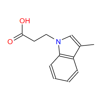 3-(3-甲基-1H-吲哚-1-基)丙酸,3-(3-METHYL-1H-INDOL-1-YL)PROPANOIC ACID