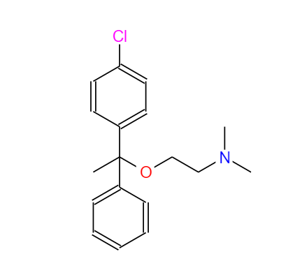 氯苯沙明,CHLORPHENOXAMINE