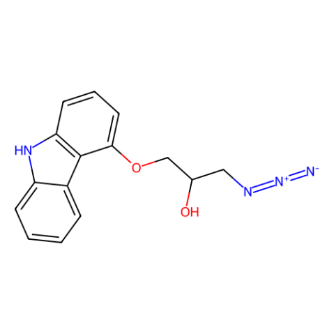 4-[1'-（3'-叠氮基-1'，2'-丙二醇）]咔唑,4-[1′-(3′-Azido-1′,2′-propanediol)]carbazole