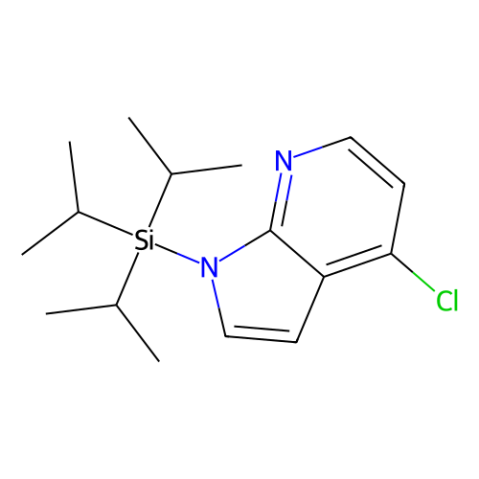 4-氯-1-[三(丙-2-基)甲硅烷基] -1H-吡咯并[2,3-b]吡啶,4-chloro-1-[tris(propan-2-yl)silyl]-1H-pyrrolo[2,3-b]pyridine