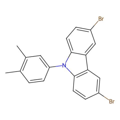 3,6-二溴-9-(3,4-二甲基苯基)-9H-咔唑,3,6-Dibromo-9-(3,4-dimethylphenyl)-9H-carbazole