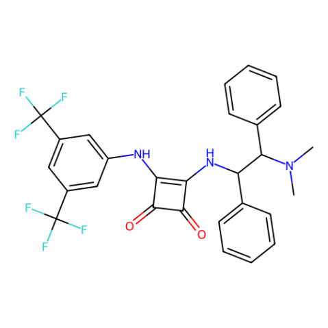 3-[[3,5-双(三氟甲基)苯基]氨基]-4-[[(1R,2R)-2-(二甲氨基)-1,2-二苯基乙基]氨基]-3-环丁烯-1,2-二酮,3-[[3,5-Bis(trifluoromethyl)phenyl]amino]-4-[[(1R,2R)-2-(dimethylamino)-1,2-diphenylethyl]amino]-3-cyclobutene-1,2-dione