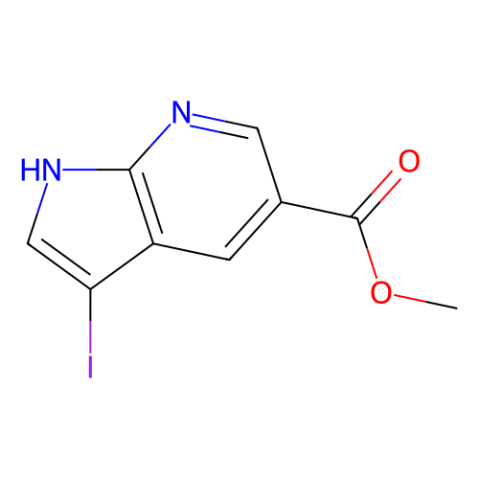 3-碘-1h-吡咯并[2,3-b]吡啶-5-羧酸甲酯,3-Iodo-1h-pyrrolo[2,3-b]pyridine-5-carboxylic acid methyl ester