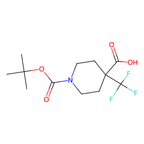 N-BOC-4-三氟甲基哌啶-4-甲酸,4-Trifluoromethyl-piperidine-1,4-dicarboxylic acid mono-tert-butyl ester