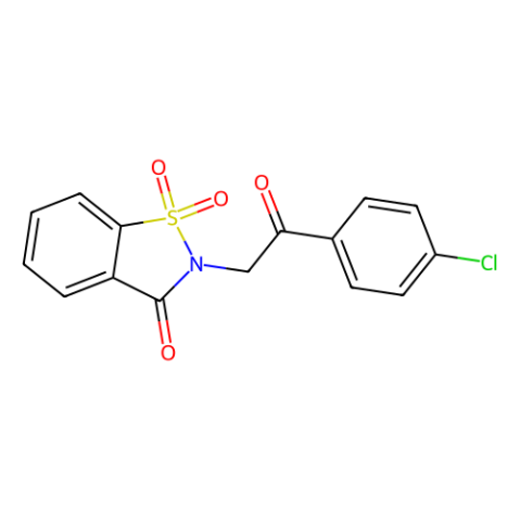 WAY-604603,2-(2-(4-chlorophenyl)-2-oxoethyl)benzo[d]isothiazol-3(2H)-one 1,1-dioxide