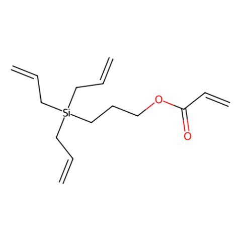 3-(三烯丙基硅烷基)丙烯酸丙酯 (含穩(wěn)定劑MEHQ),3-(Triallylsilyl)propyl Acrylate (stabilized with MEHQ)