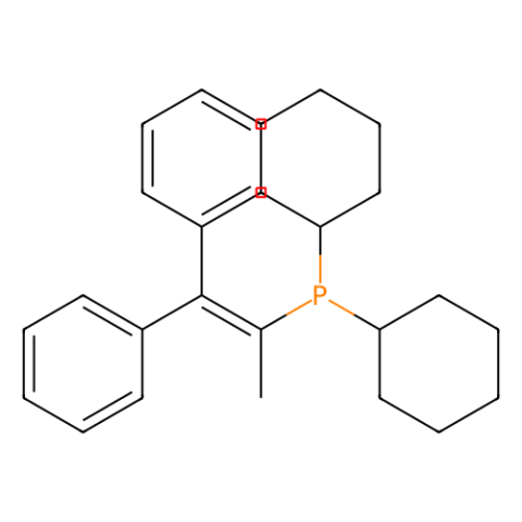 (1,1-二苯基-1-丙烯-2-基)二环己基膦,Dicyclohexyl(1,1-diphenyl-1-propen-2-yl)phosphine