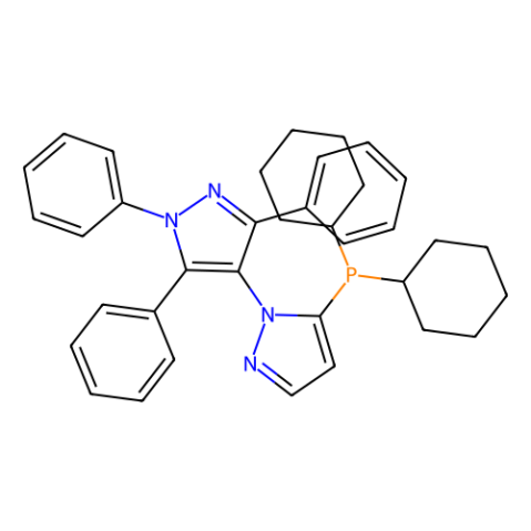 5-(二环己基膦基)-1',3',5'-三苯基-[1,4']-联-1H-吡唑,5-(Dicyclohexylphosphino)-1'',3'',5''-triphenyl-[1,4'']-bi-1H-pyrazole