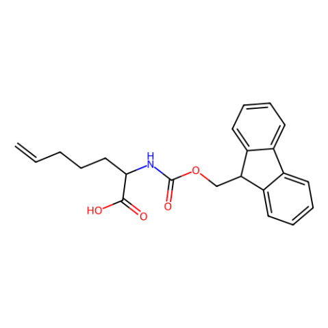 (R)-2-(((9H-芴-9-基)甲氧基)羰基)氨基)庚-6-烯酸,(R)-2-((((9H-Fluoren-9-yl)methoxy)carbonyl)amino)hept-6-enoic acid