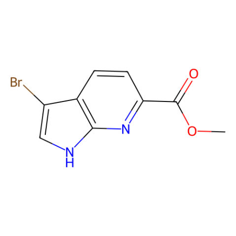 3-溴-1H-吡咯并[2,3-b]吡啶-6-羧酸甲酯,Methyl 3-bromo-1H-pyrrolo[2,3-b]pyridine-6-carboxylate