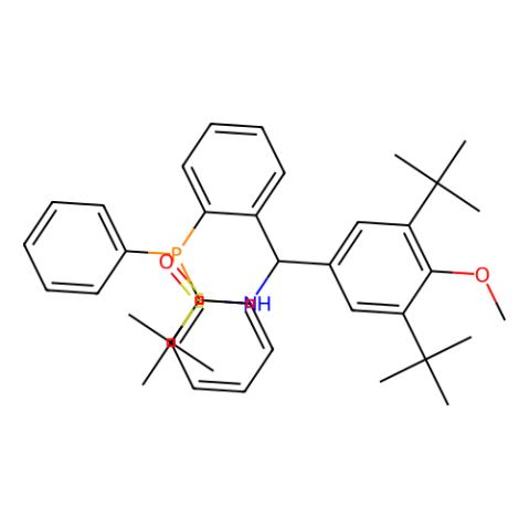 [S（R）]-N-[（S）-[3,5-双（1,1-二甲基乙基）-4-甲氧基苯基] [2-（二苯基膦基）苯基]甲基]-2-甲基-2-丙烷亚磺酰胺,[S(R)]-N-[(S)-[3,5-Bis(1,1-dimethylethyl)-4-methoxyphenyl][2-(diphenylphosphino)phenyl]methyl]-2-methyl-2-propanesulfinamide