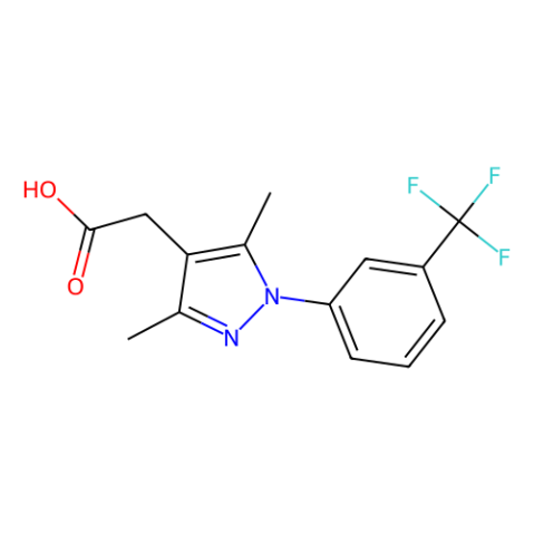 2-{3,5-二甲基-1-[3-（三氟甲基）苯基]-1H-吡唑-4-基}乙酸,2-{3,5-Dimethyl-1-[3-(trifluoromethyl)phenyl]-1H-pyrazol-4-yl}acetic Acid