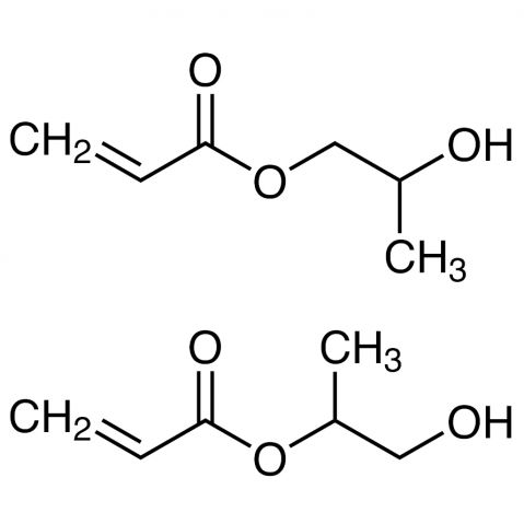 丙烯酸羟丙酯(丙烯酸-2-羟丙酯和丙烯酸-2-羟基-1-甲乙酯的混合物)(含稳定剂MEHQ),Hydroxypropyl Acrylate (mixture of 2-Hydroxypropyl and 2-Hydroxy-1-methylethyl Acrylate) (stabilized with MEHQ)