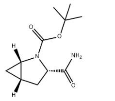 (1S,3S,5S)-3-(氨基羰基)-2-氮杂双环[3.1.0]己烷-2-甲酸叔丁酯,(1S,3S,5S)-tert-Butyl 3-carbamoyl-2-azabicyclo[3.1.0]hexane-2-carboxylate