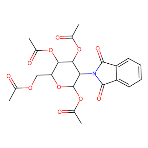 1,3,4,6-四-O-乙酰基-2-脱氧-2-苯二甲酰亚氨基-β-D-吡喃葡萄糖,1,3,4,6-Tetra-O-acetyl-2-deoxy-2-phthalimido-β-D-glucopyranose