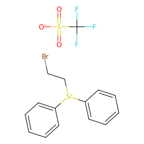 (2-溴乙基)二苯基锍三氟甲磺酸鹽,(2-Bromoethyl)diphenylsulfonium trifluoromethanesulfonate