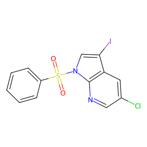 1-苯磺酰-5-氯-3-碘-1H-吡唑并[2,3-B]吡啶,1-Benzenesulfonyl-5-chloro-3-iodo-1H-pyrrolo[2,3-b]pyridine