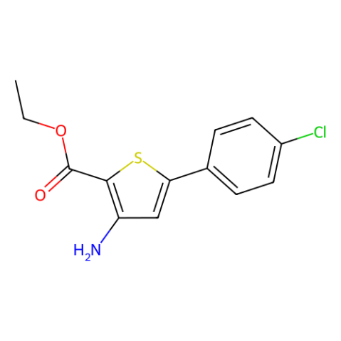 3-氨基-5-（4-氯苯基）噻吩-2-羧酸乙酯,Ethyl 3-amino-5-(4-chlorophenyl)thiophene-2-carboxylate