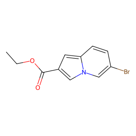 6-溴-2-吲嗪羧酸乙酯,Ethyl 6-bromoindolizine-2-carboxylate