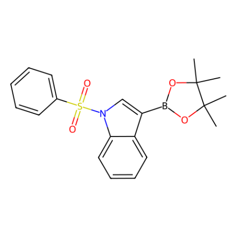 1-(苯基磺酰)-3-吲哚基硼酸频哪醇酯,1-(Phenylsulfonyl)-3-indolylboronic acid pinacol ester