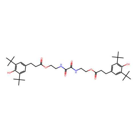 (3,5-二叔丁基-4-羟基苯基)丙酸草酰(二亚氨基-2,1-亚乙基酯),(Oxalylbis(azanediyl))bis(ethane-2,1-diyl) bis(3-(3,5-di-tert-butyl-4-hydroxyphenyl)propanoate)