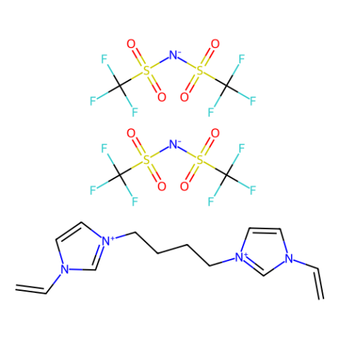 3,3'-(丁烷-1,4-二基)双(1-乙烯基-3-咪唑鎓)双(三氟甲磺酰)亚胺,3,3'-(Butane-1,4-diyl)bis(1-vinyl-3-imidazolium) Bis(trifluoromethanesulfonyl)imide