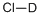 氘代鹽酸,Deuterium chloride