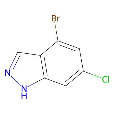 4-溴-6-氯-1H-吲唑,4-bromo-6-chloro-1H-indazole