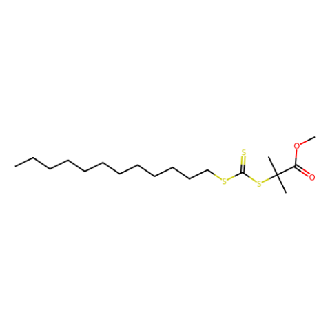 2-(十二烷基硫基硫代羰基硫基)-2-甲基丙酸甲酯,Methyl 2-(Dodecylthiocarbonothioylthio)-2-methylpropanoate